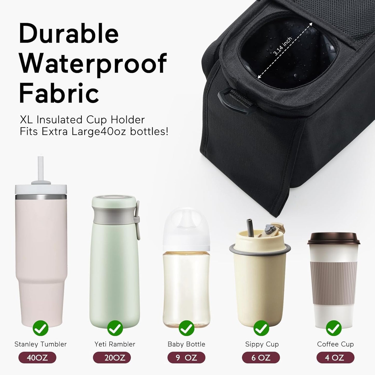 Universal Stroller Organizer , Insulated