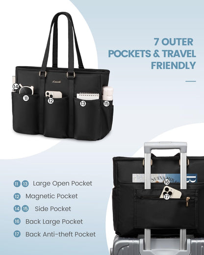 Laptop Tote Bag for Women Work, Teacher 