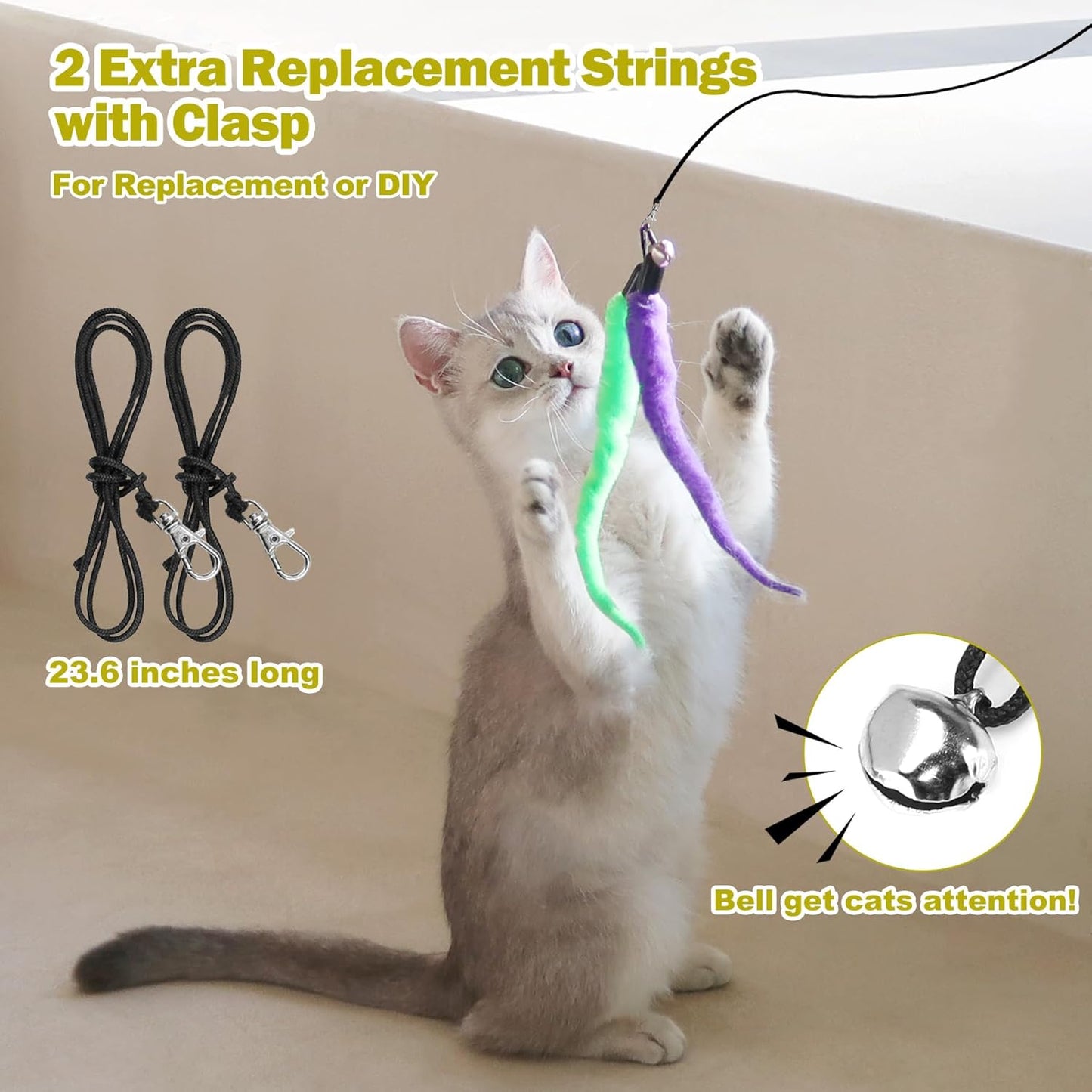 Cat Toys for Indoor Cats, Interactive 