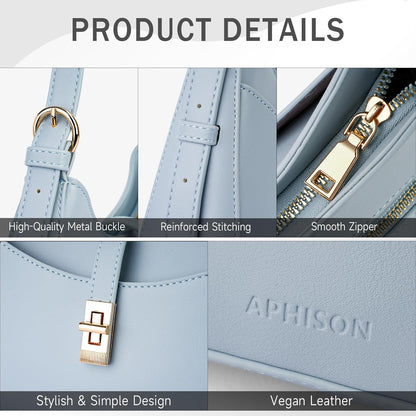 Shoulder Bag for Women Trendy, Vegan 