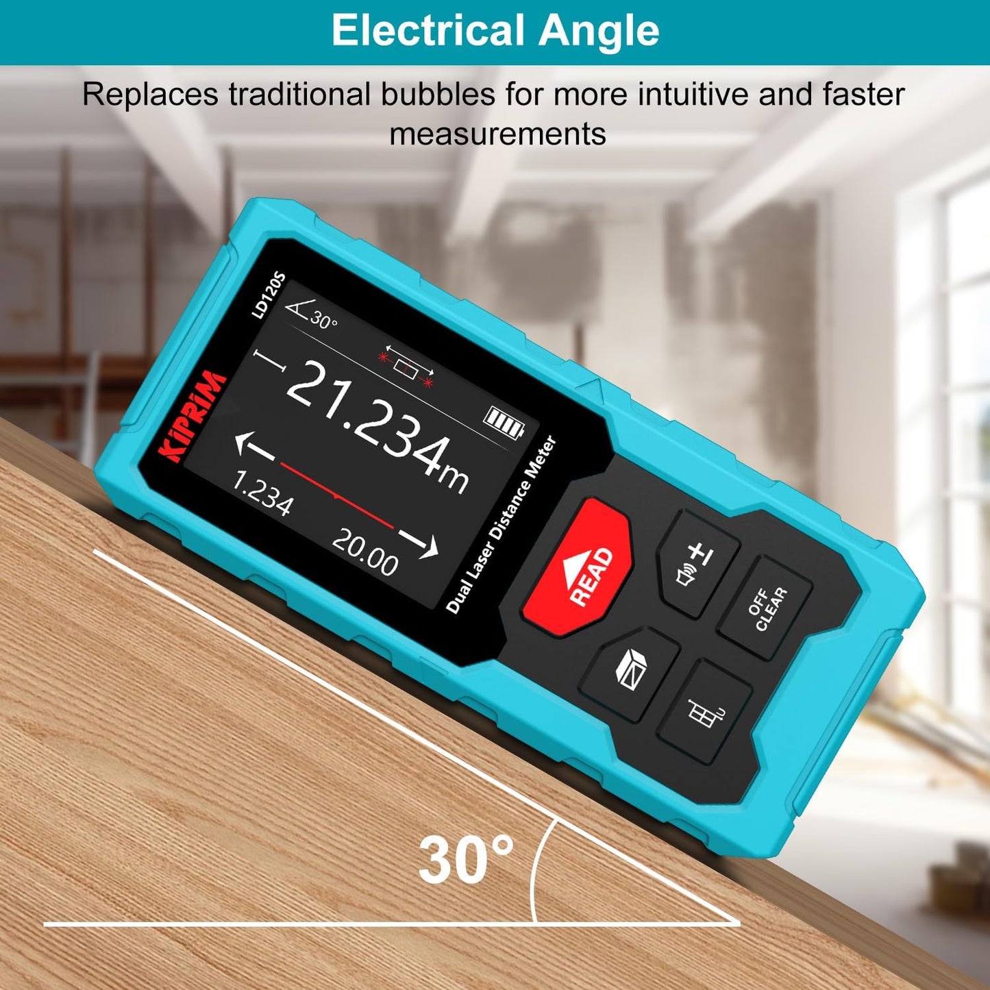 393Ft Dual Laser Distance Measuring Tool