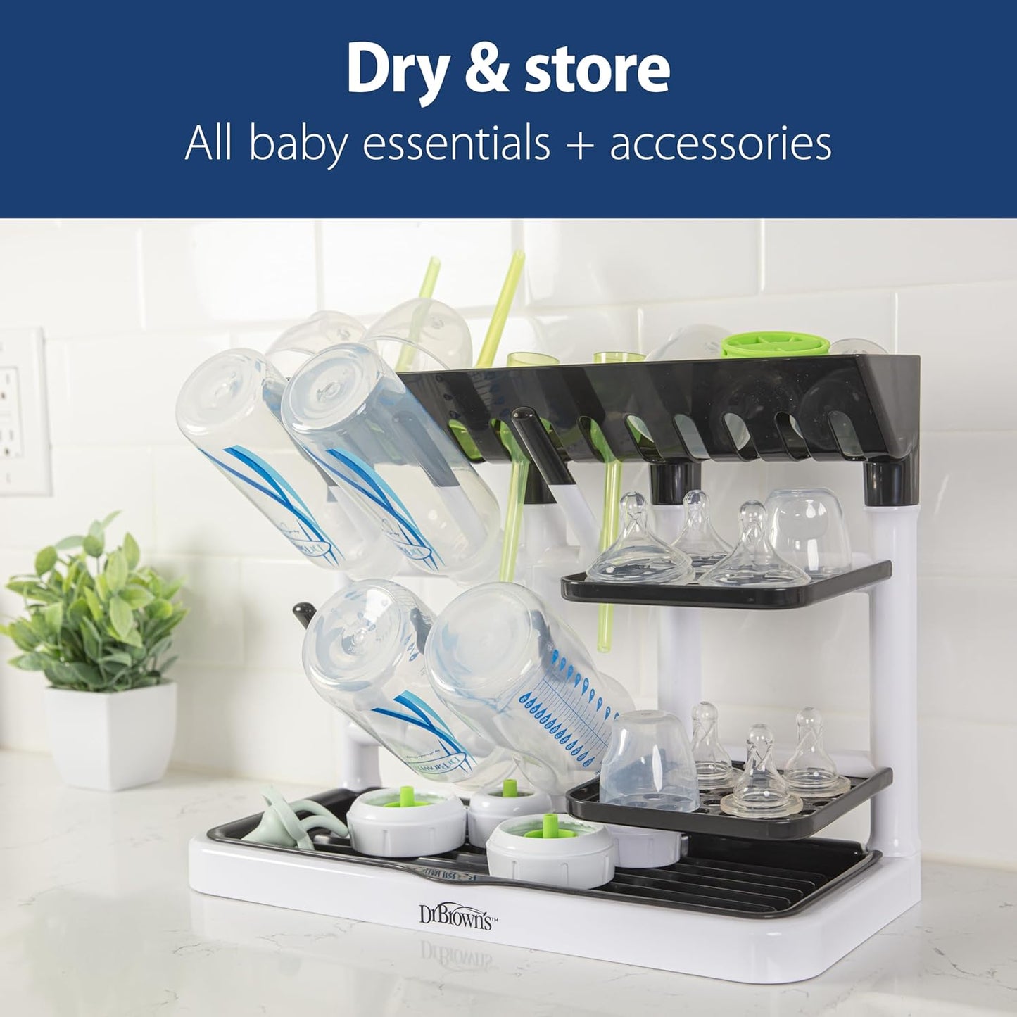 Baby Bottle Drying Tower, Stand-Up 