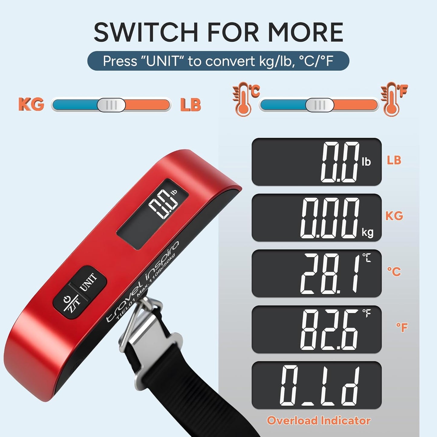Luggage Scale, Portable Digital 