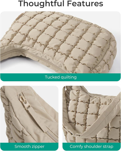 Quilted Crossbody Bag for Women
