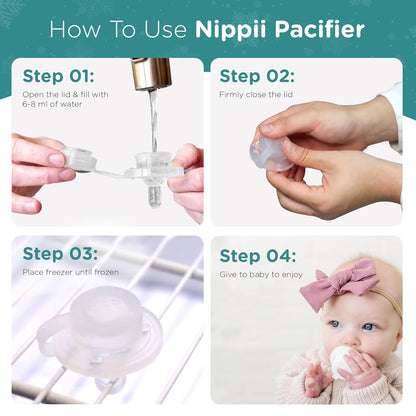 Freezable Pacifier for Baby Teething
