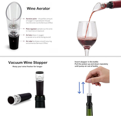 Electric Opener Set with Base, Accessories 
