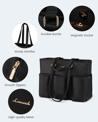Laptop Tote Bag for Women Work, Teacher 