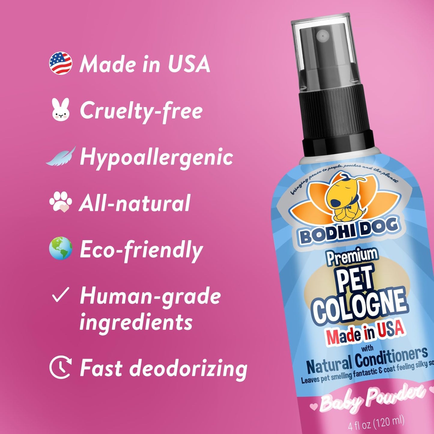 Premium Dog Cologne - Deodorizing Dog 