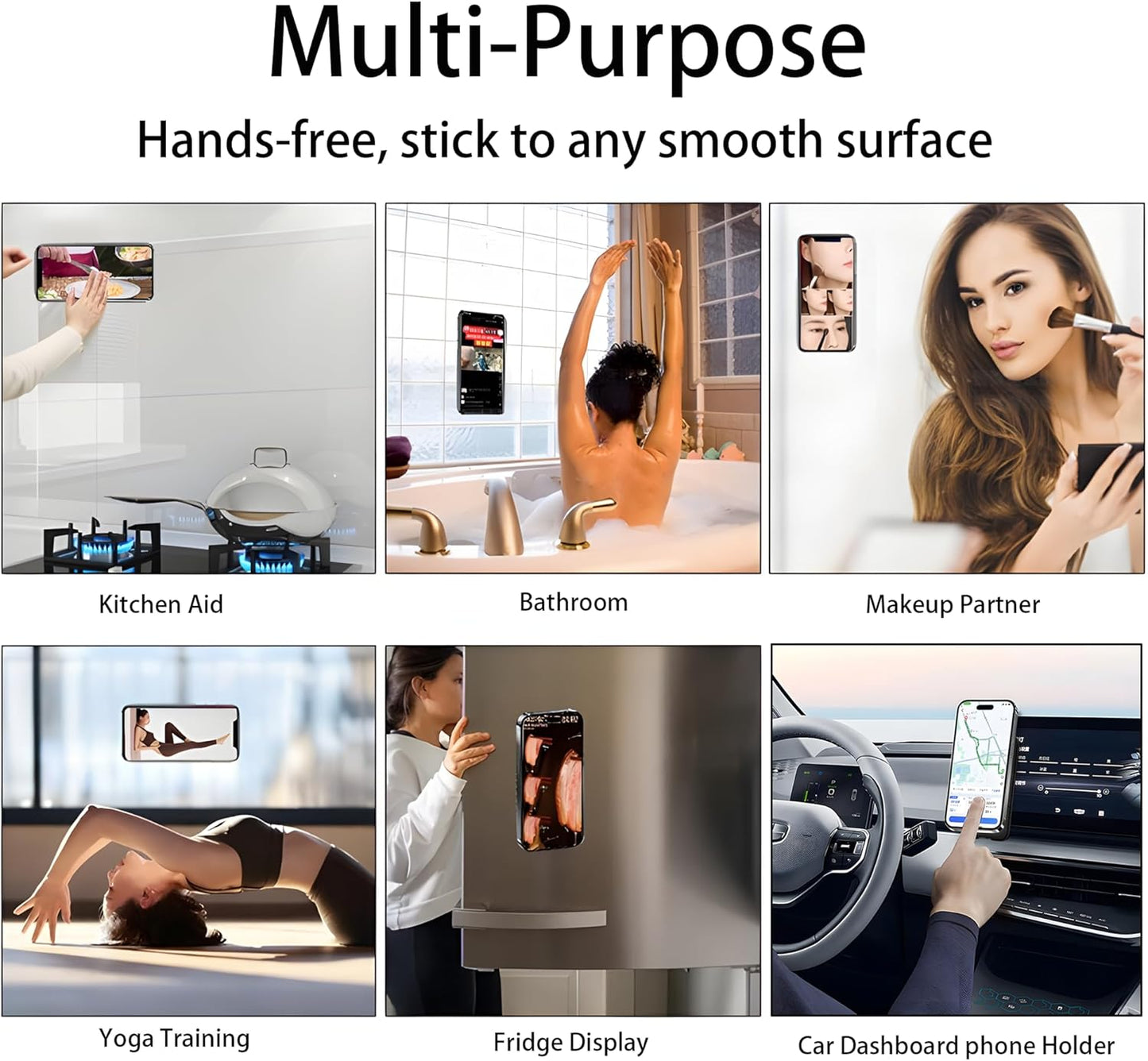 Silicone Double-Sided Suction Cup Phone