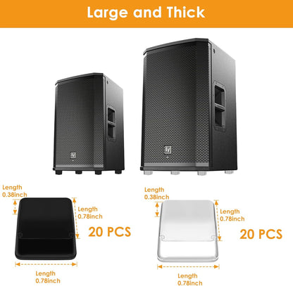 Rubber Feet for Electronics 40PCS Tall 