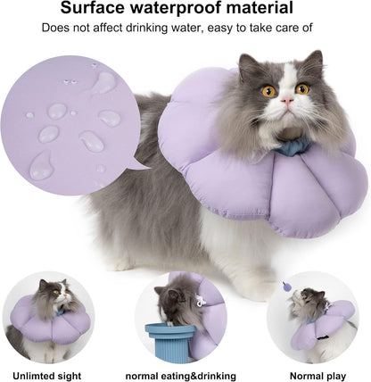 Cat Cone Collar,Cute Waterproof Cat