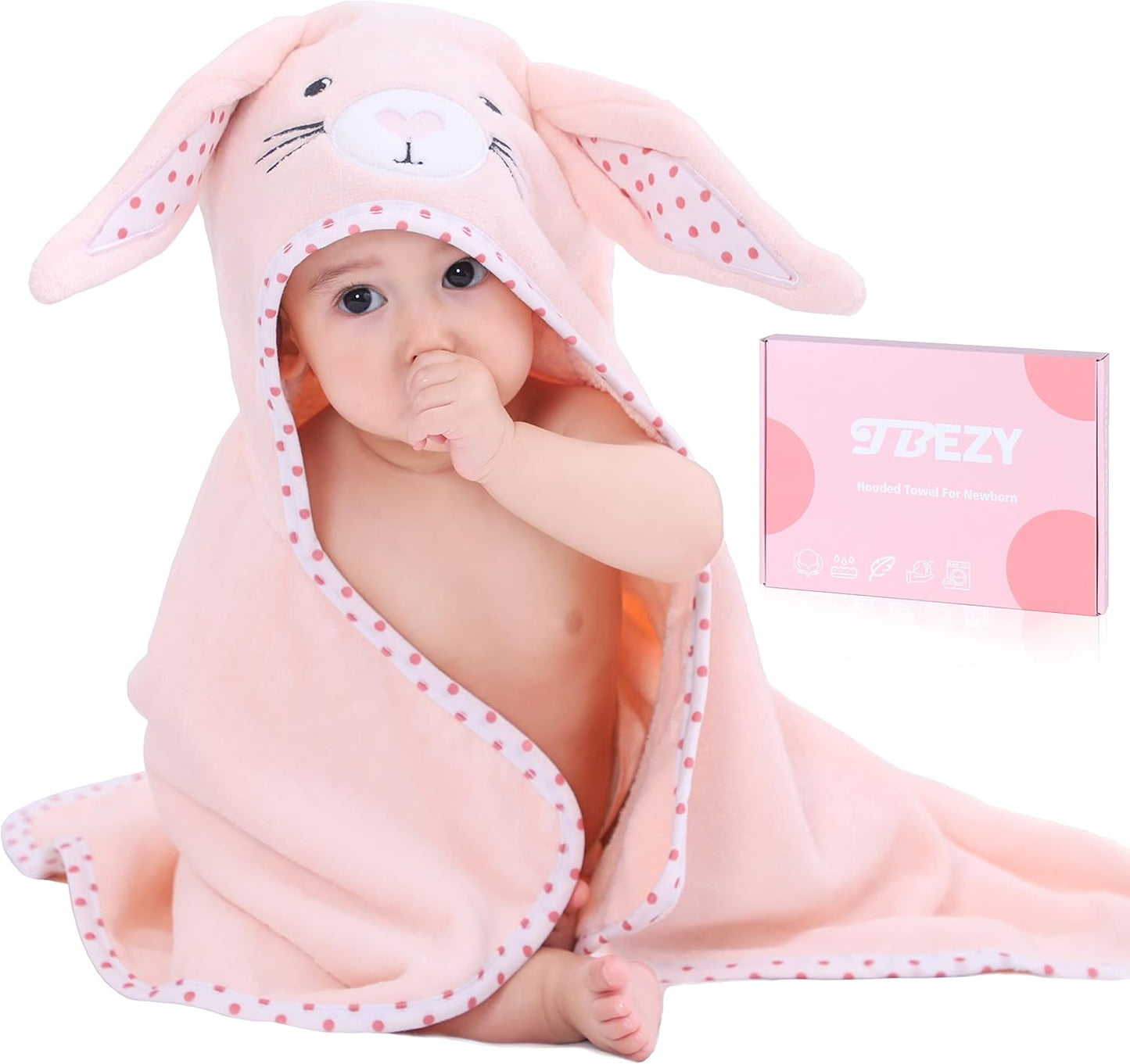 Baby Hooded Towel with Unique Animal