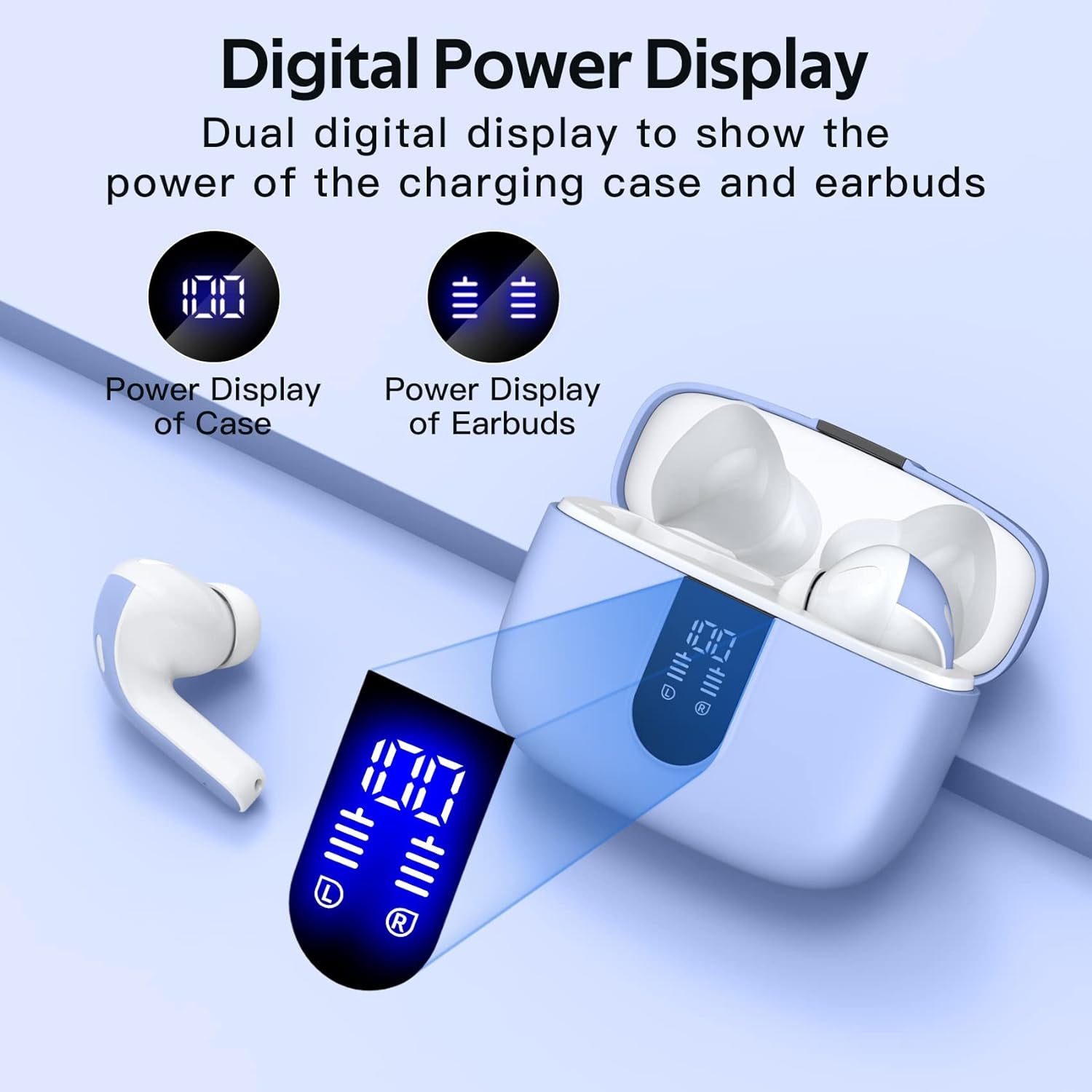 Bluetooth Headphones True Wireless 