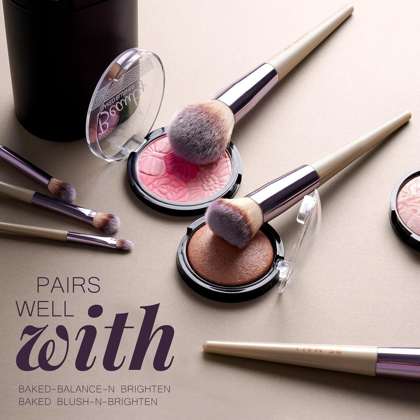 Makeup Brush Set18 Pcs Premium Synthetic