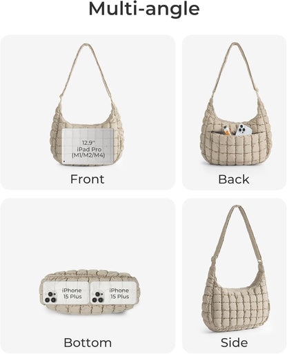Quilted Crossbody Bag for Women
