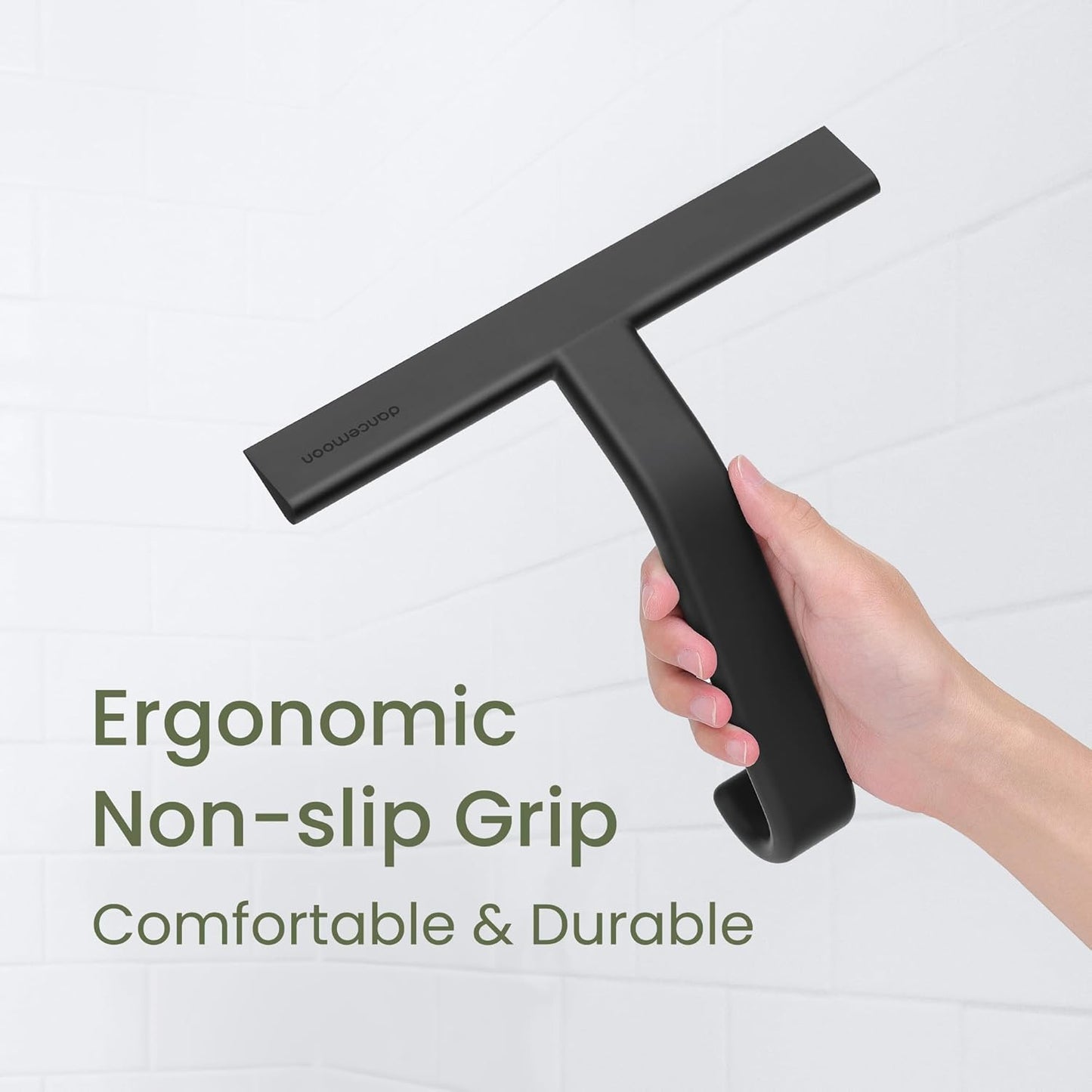 Justhang Shower Squeegee for Glass Doors