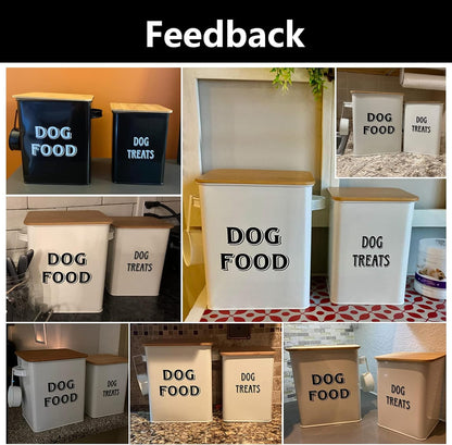 Dog Food Storage Container Farmhouse Pet