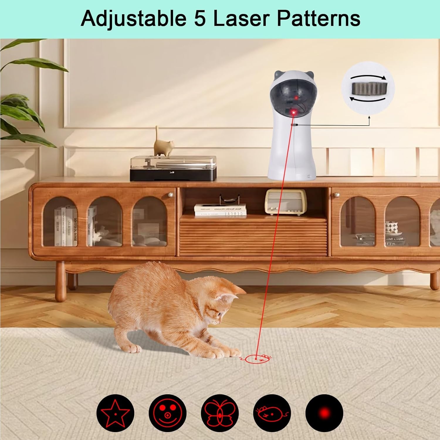 Cat Toy, Automatic Motion-Activated