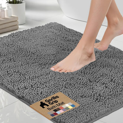 GORILLA GRIP Bath Rug Mat, Thick Soft