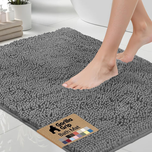 GORILLA GRIP Bath Rug Mat, Thick Soft
