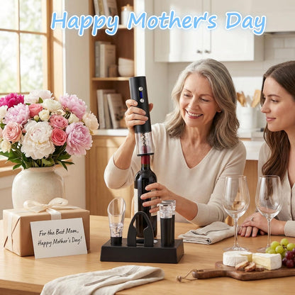 Electric Opener Set with Base, Accessories 