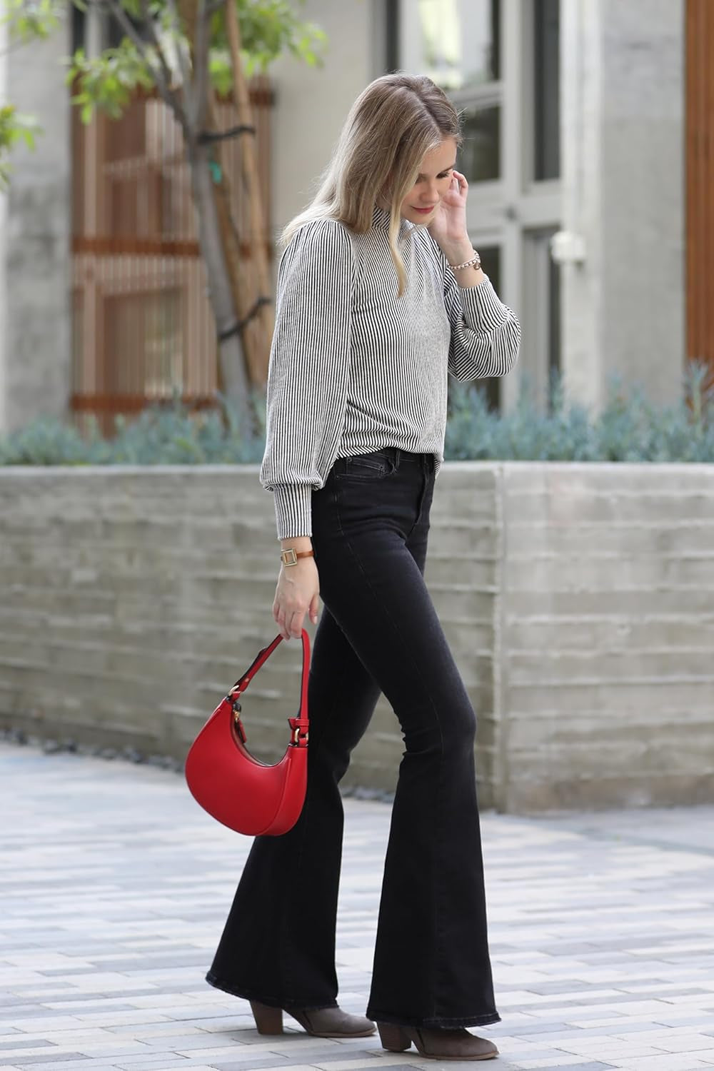 Small Crescent Shoulder Bag Underarm