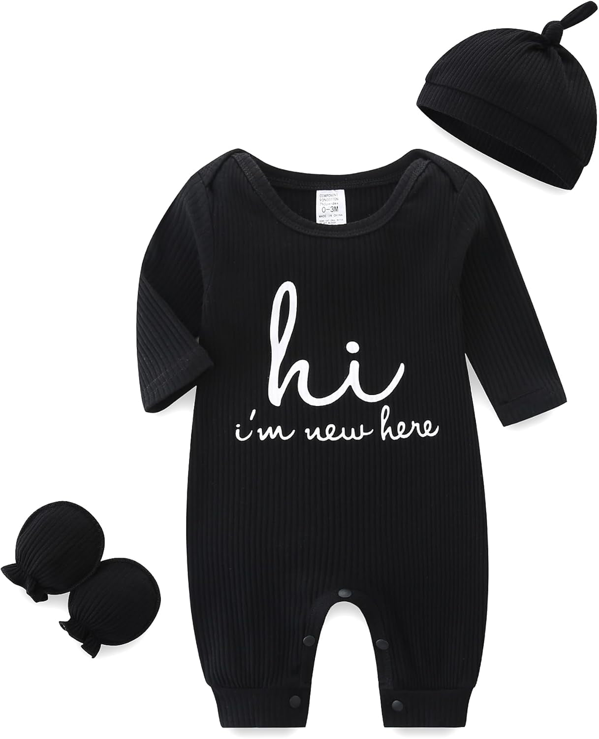 Newborn Unisex Baby Clothes 0-3 Months