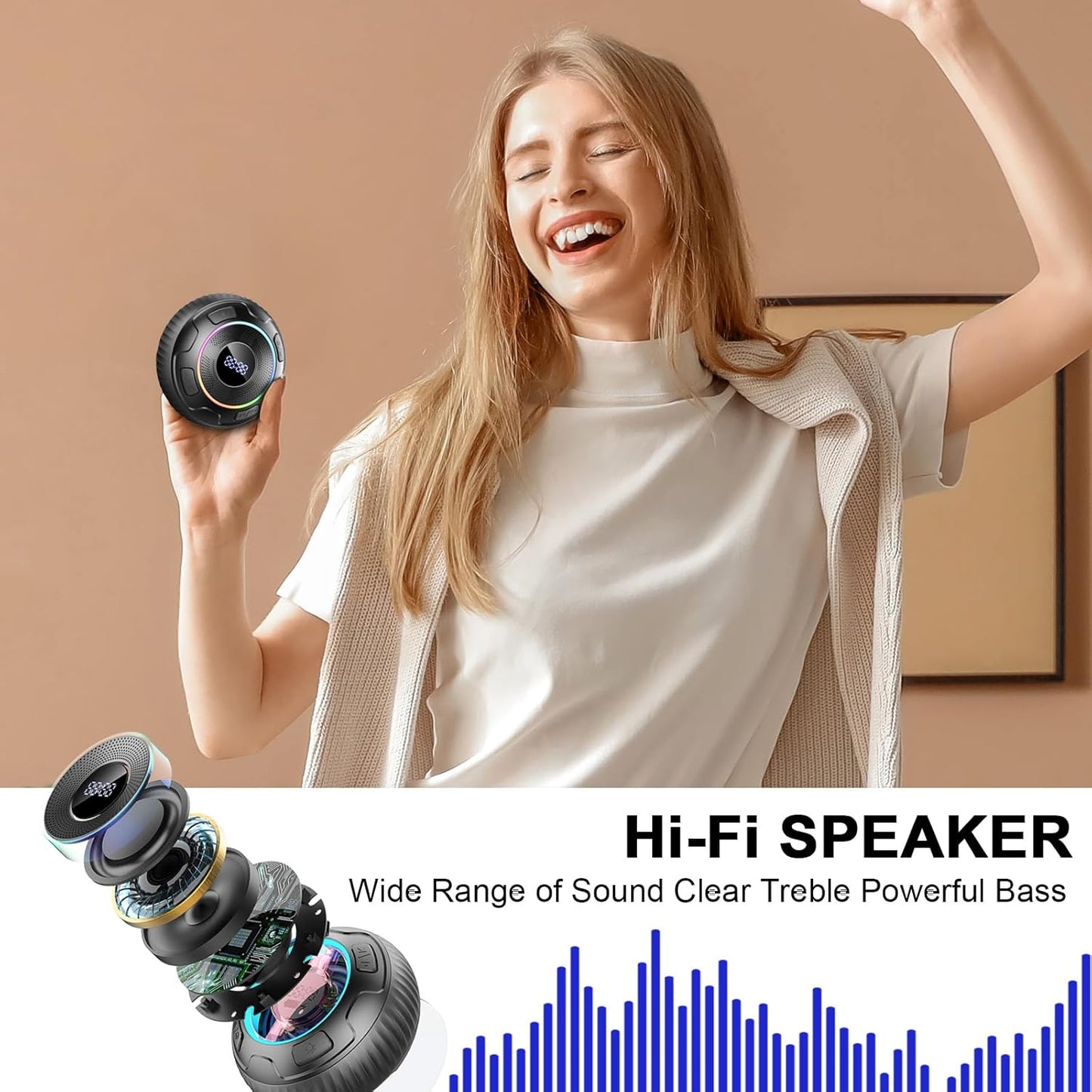 Bluetooth Shower Speaker, Bluetooth 