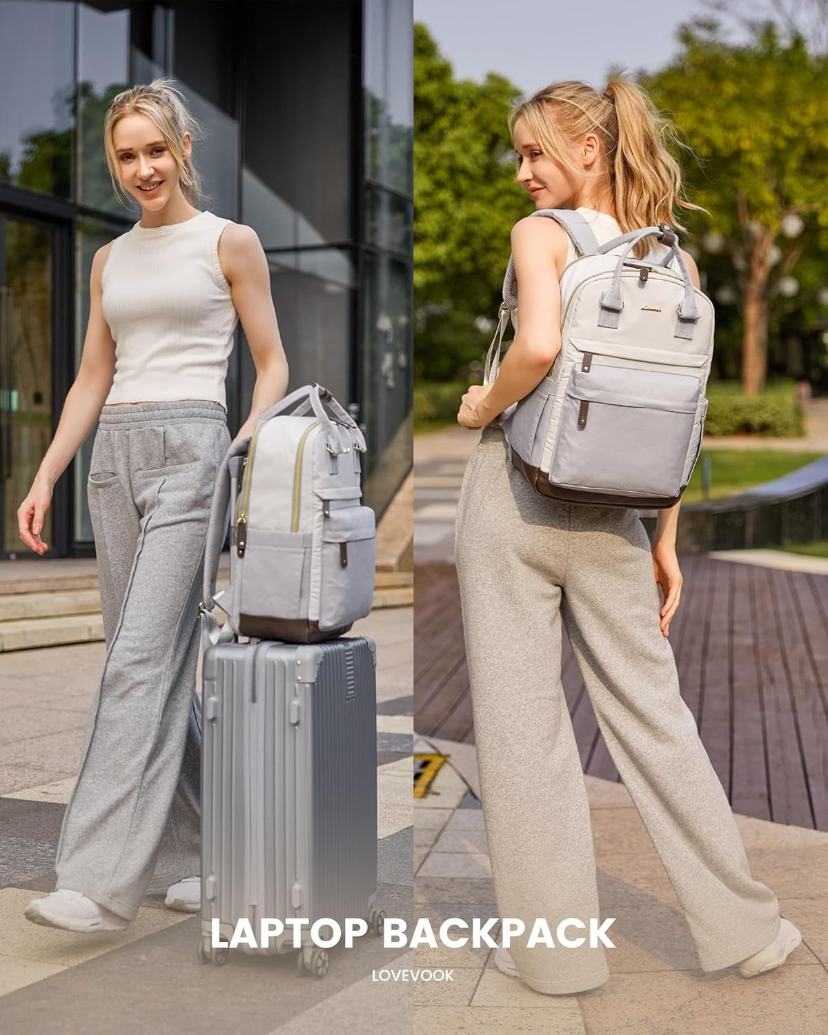Travel Laptop Backpack Women, 15.6 Inch