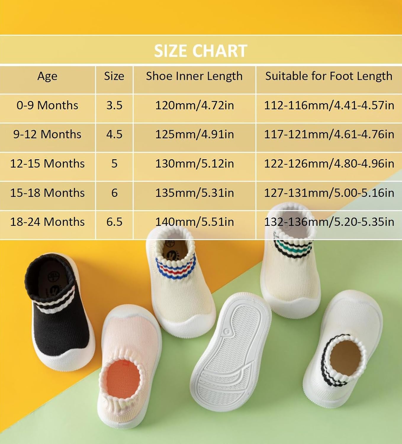Baby Sock Shoes Toddler Walking Slippers