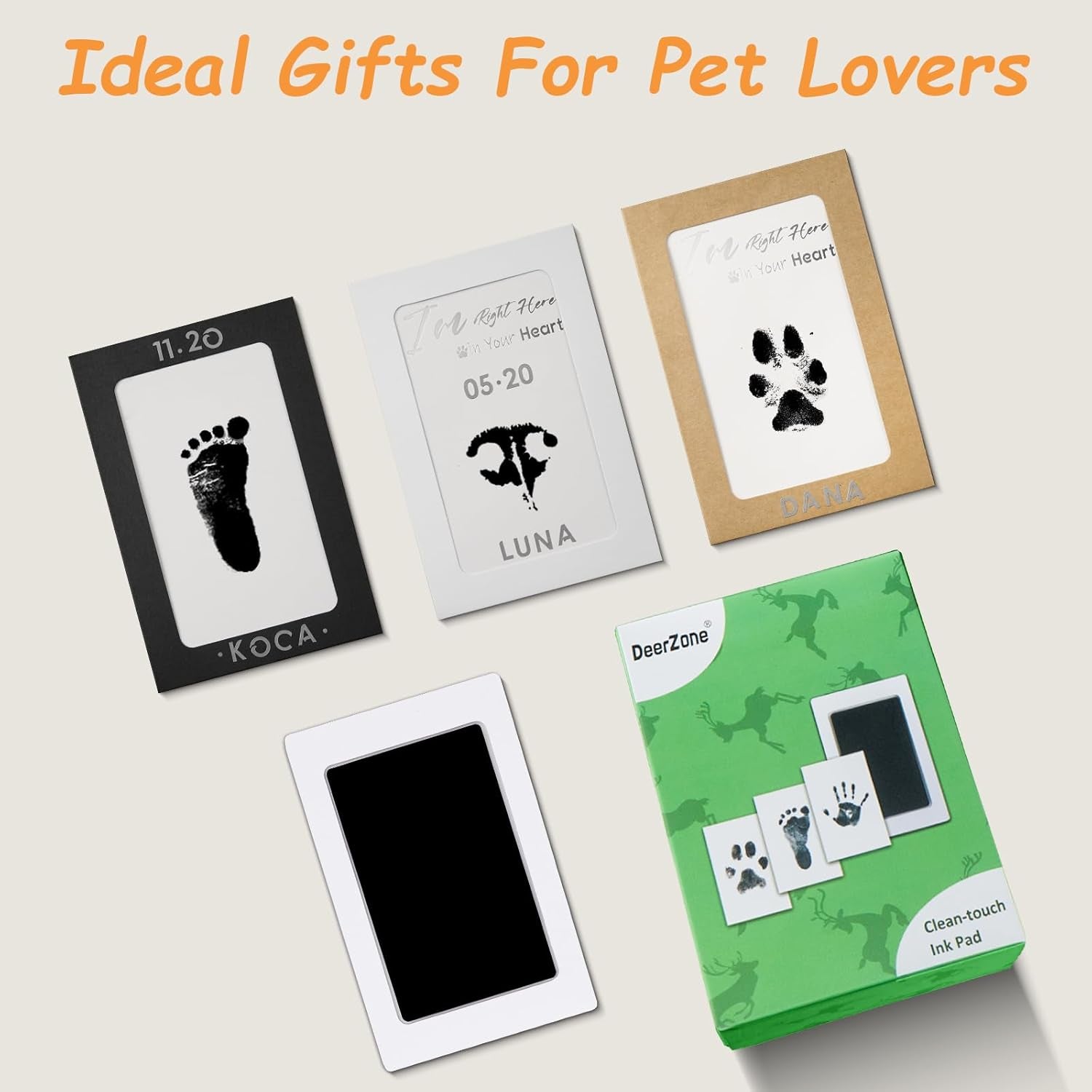 Inkless Paw Print Kit,Dog Paw Print Kit