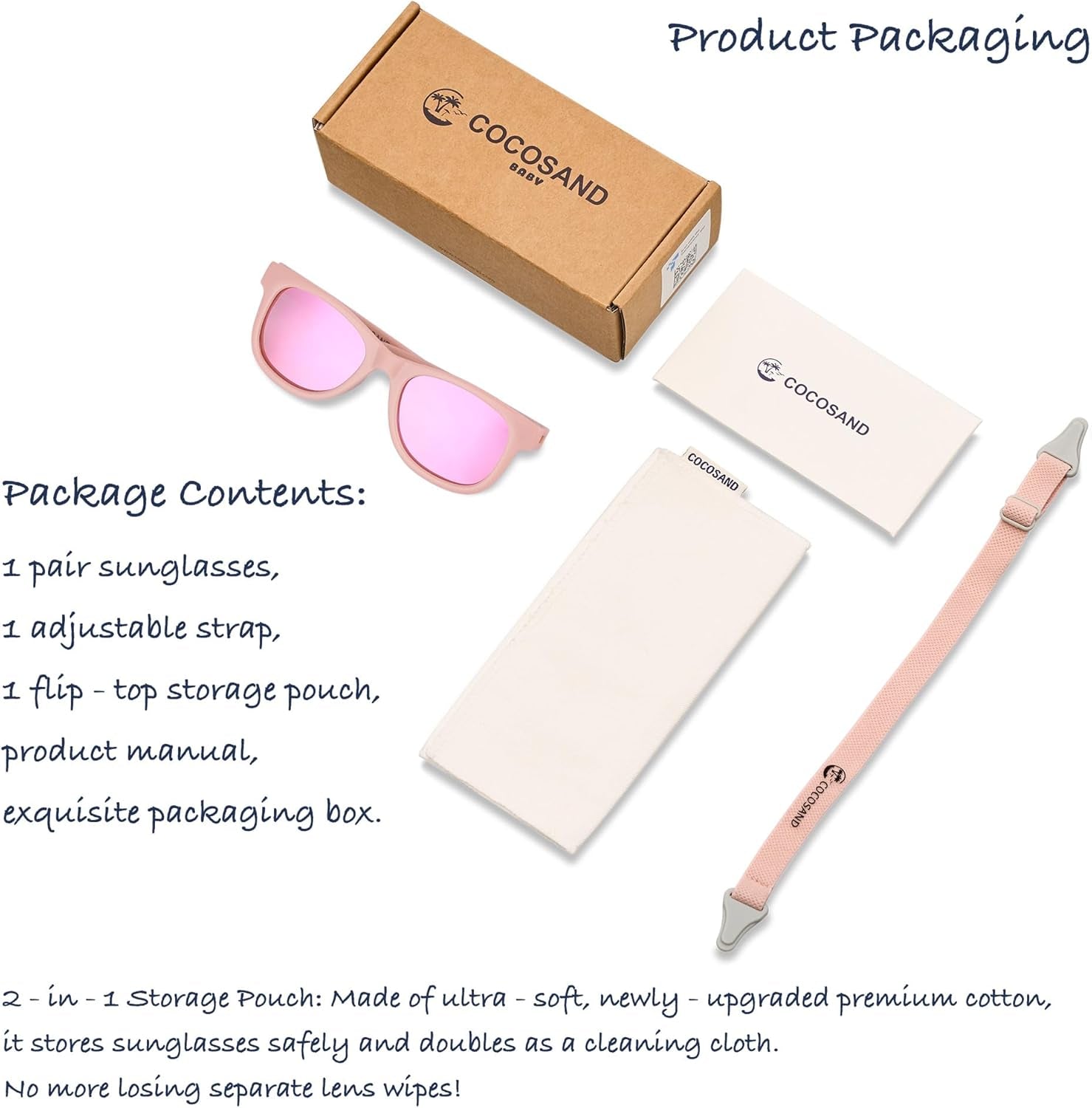 Flexible Polarized Baby Sunglasses