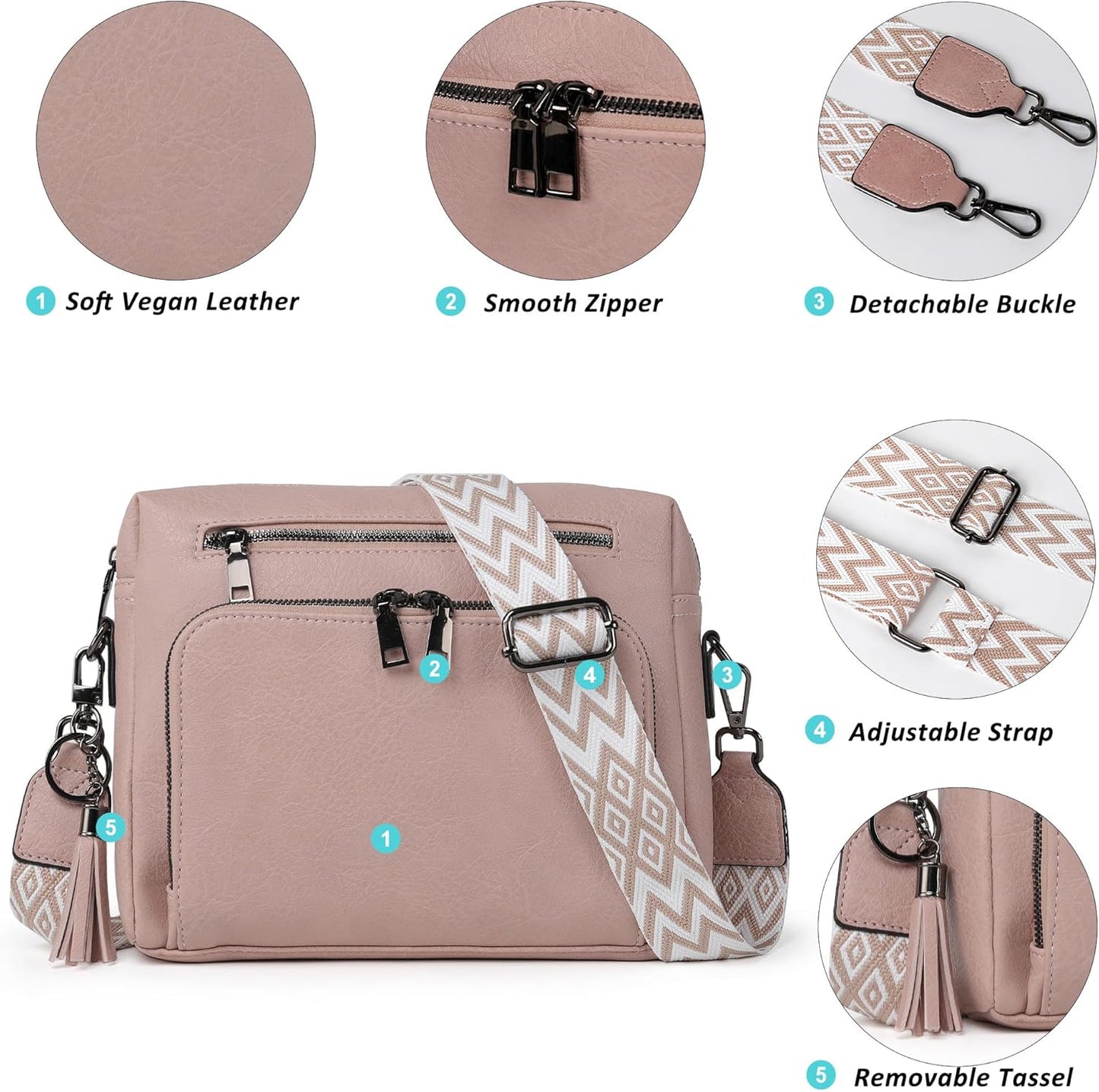 Crossbody Bag for Women Trendy Crossbody