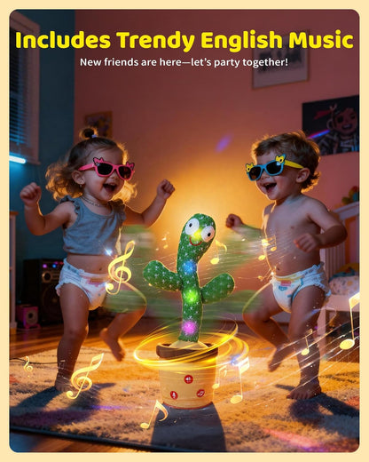 Dancing Talking Cactus Baby Toys 0-18