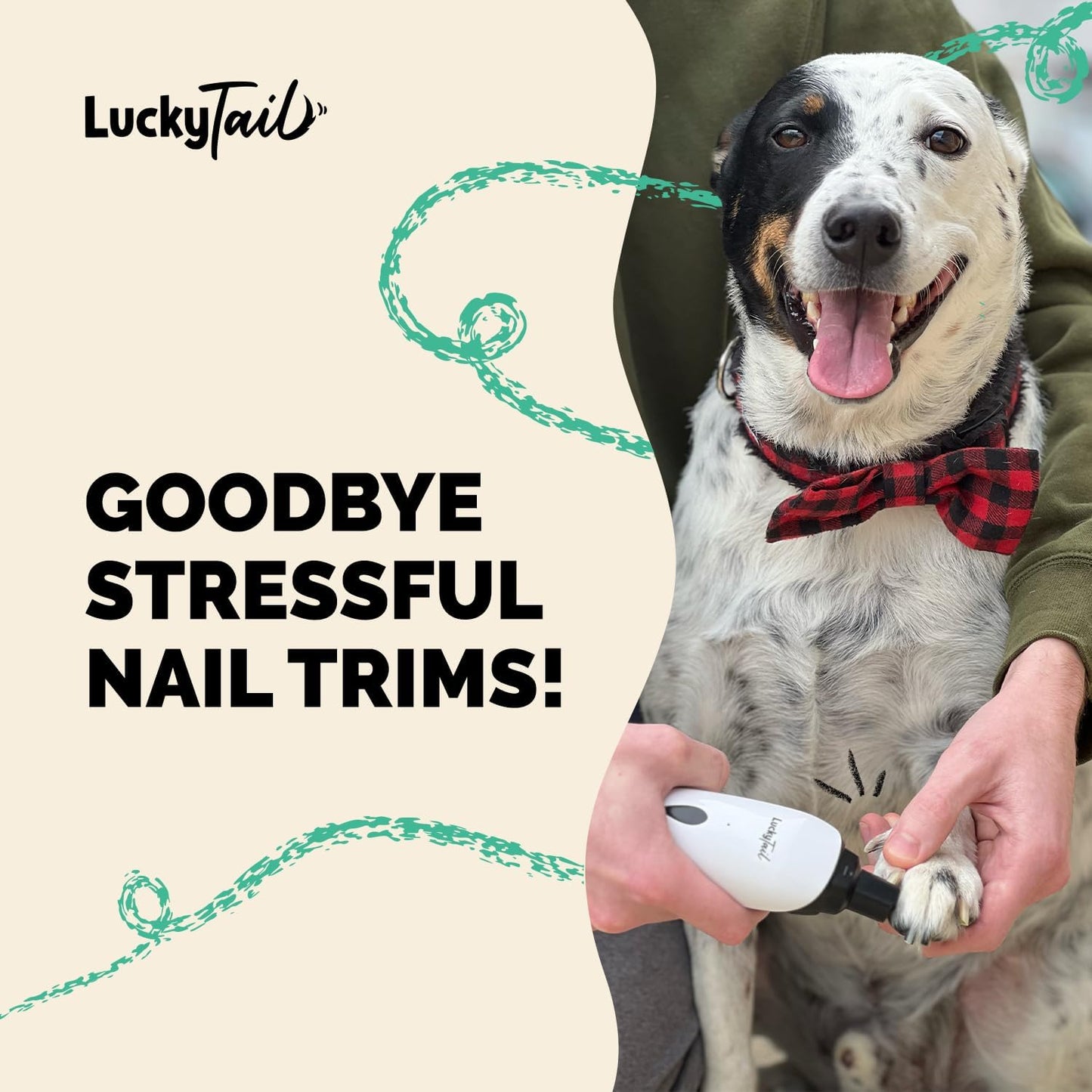 Luckytail Pet Nail Grinder for Dogs