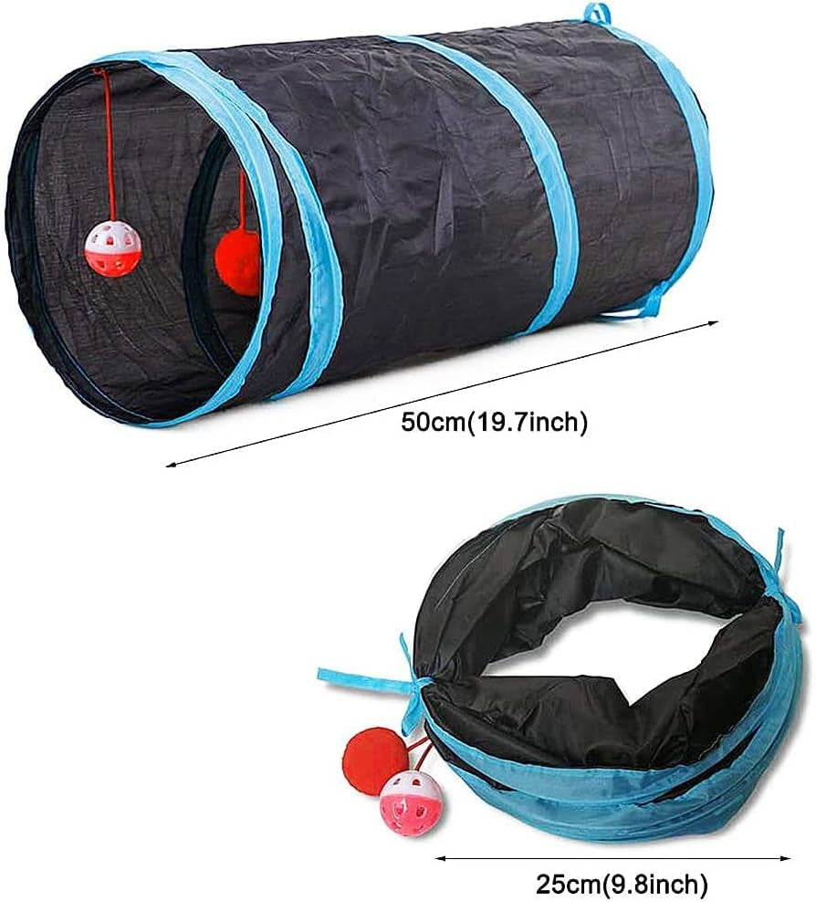 21 Pcs Cat Toys for Indoor Cats Collapsible