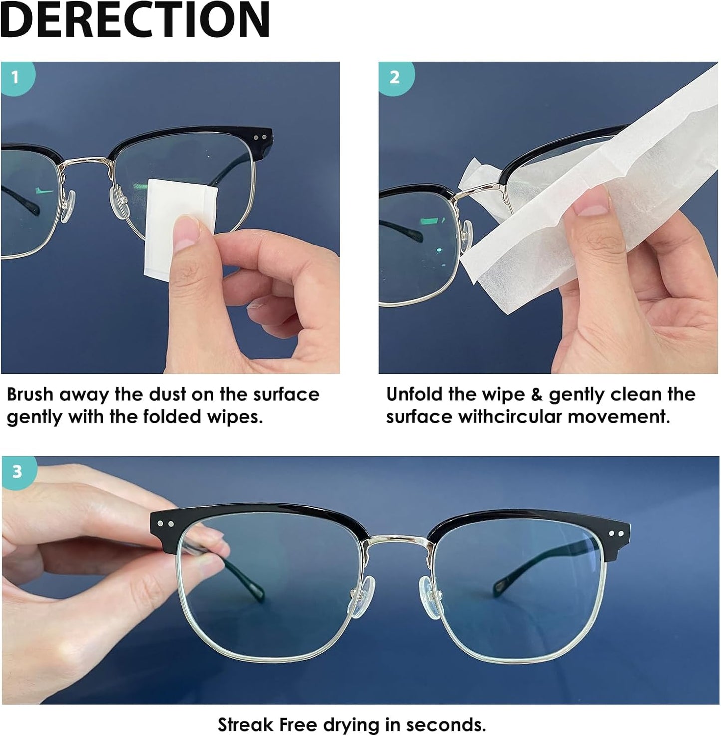 600 Count Lens Wipes for Eyeglasses