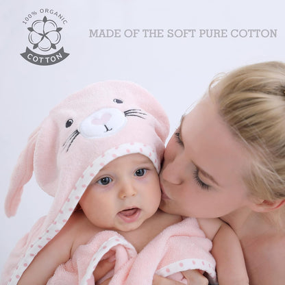 Baby Hooded Towel with Unique Animal