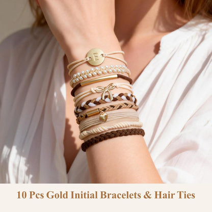 Boho Hair Ties, 10 PCS Cute Bands 