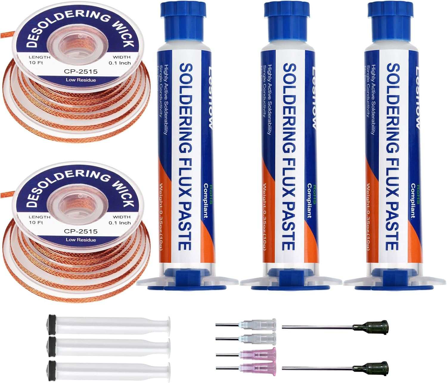 Solder Wick Braid and Solder Flux Paste