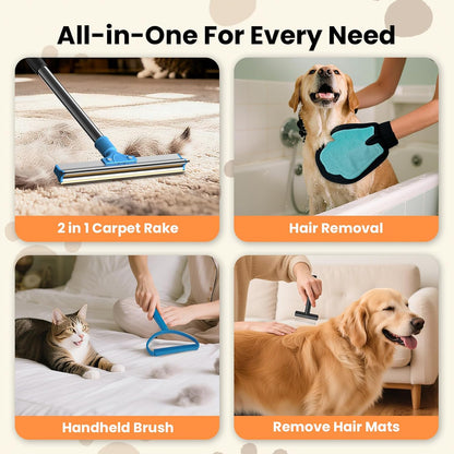 4-In-1 Pet Hair Removal Tool Set 
