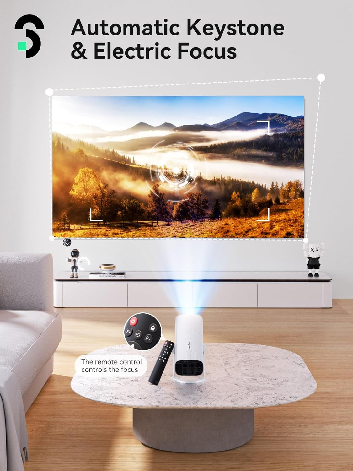 Mini Projector 1080P Support - Portable