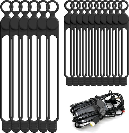 Silicone Cable Ties Cord Organizer