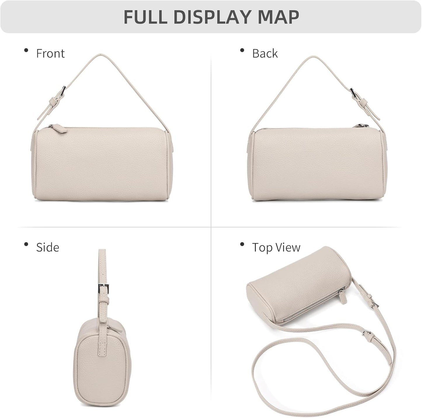PU Leather Crossbody Purse for Women 