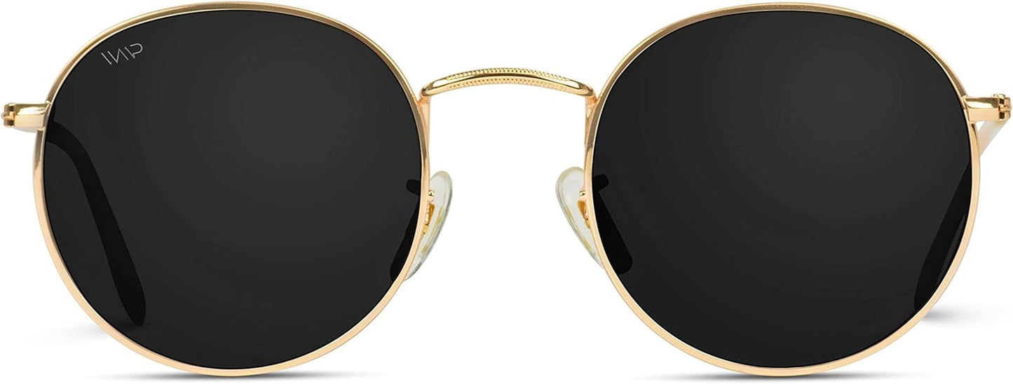  Reflective Lens round Trendy Sunglasses