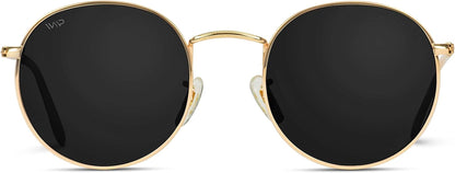  Reflective Lens round Trendy Sunglasses