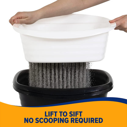 Large Sifting Litter Box Scoop Free Cat