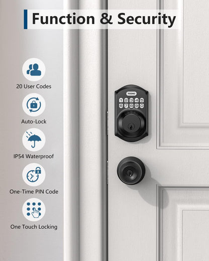 TE001 Keyless Entry Door Lock withKeypad