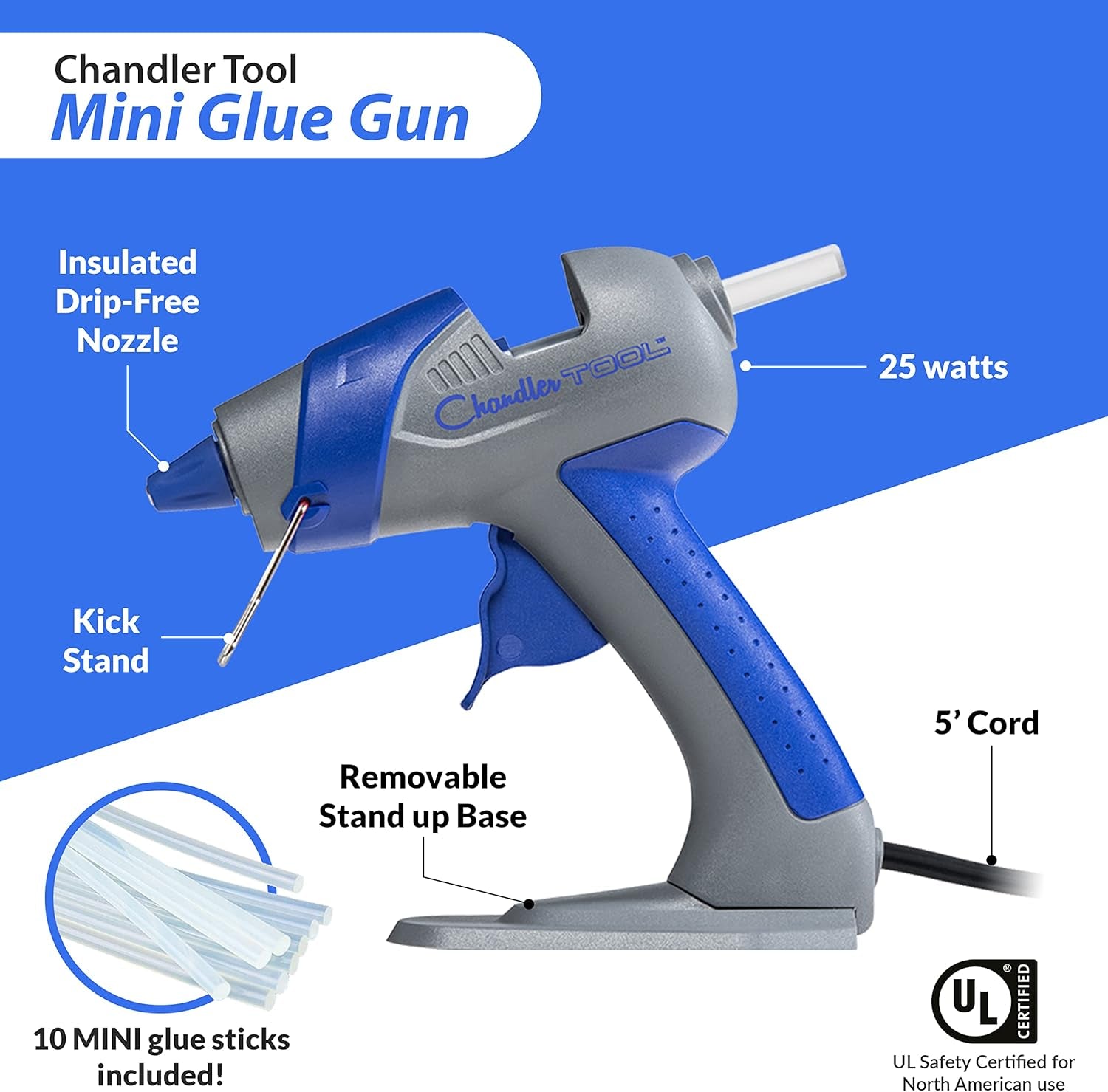 Mini Hot Glue Gun and Sticks Set Crafts