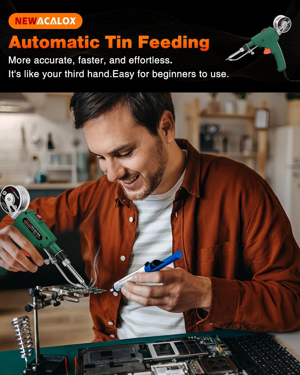 Soldering Iron Kit,  Automatic 60W